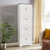 72.4" Tall Storage Cabinet,Freestanding Kitchen Pantry Cabinet with Shelves, Floor Storage Accent,Tall Cupboard for Bathroom Kitchen Pantry - 3 of 4