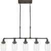 Quoizel Lighting Squire 5 - Light Chandelier in  Rustic Black - 2 of 4