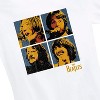 Women's - The Beatles - John Paul Ringo George Member Blocks Short Sleeve Graphic T-Shirt - 2 of 4