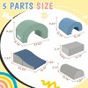 Baofuwish 5-Piece Kids Climbing Toys for Toddlers,Soft Foam Climbing Blocks Area for Babies,Crawling and Climbing Indoor Active Play Structure - 4 of 4