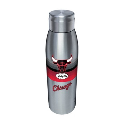 NBA Chicago Bulls 17oz Retro Stripe Stainless Water Bottle