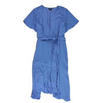 Alfani Womens Belted Wrap Dress