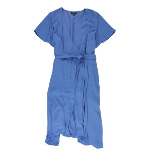 Alfani Womens Belted Wrap Dress - 1 of 2