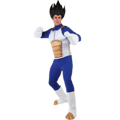 HalloweenCostumes.com Small Men Dragon Ball Z Mens Vegeta Costume,  Blue/White/Orange