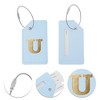 Unique Bargains Luggage Tag Light Blue 1 Pc - 3 of 4