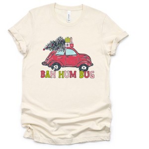 Simply Sage Market Women's Bah Hum Bug Car Short Sleeve Graphic Tee - 1 of 3