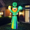 Nifti Nest St. Patrick's Inflatable Decoration - LED Rainbow Leprechaun - 4 of 4