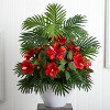 HomeStock  4.5 ft. Artificial Palm Tree in Pot for Indoor/Outdoor - 3 of 4