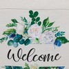 Northlight Mixed Florals "Welcome" Spring Outdoor Garden Flag 18" x 12.5" - 4 of 4