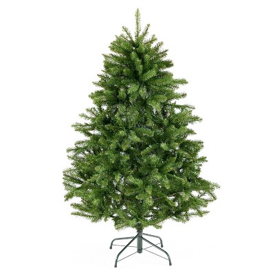 GDFStudio Cecilia 4.5 Foot Norway Spruce Unlit Hinged Artificial Christmas Tree