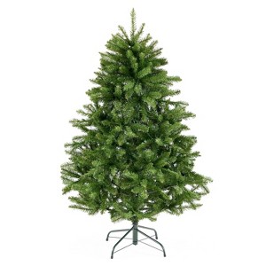 GDFStudio Cecilia 4.5 Foot Norway Spruce Unlit Hinged Artificial Christmas Tree - 1 of 4
