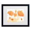 Trademark Fine Art Sheila Golden California Poppies 7 Matted Framed Art - 2 of 4