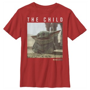 Boy's Star Wars The Mandalorian The Child Frame T-Shirt - 1 of 3