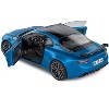 2023 Alpine A110S Pack Aero Bleu Alpine Blue Metallic with Black Top 1/18 Diecast Model Car by Solido - 4 of 4