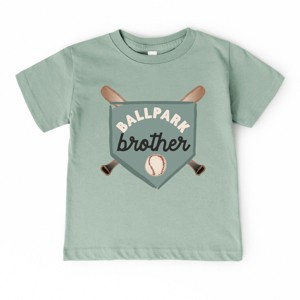 The Juniper Shop Ballpark Brother Toddler Short Sleeve Tee - 1 of 4
