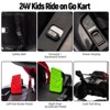 Ride On Go Kart, Kids 24V 7Ah Battery Two 200W Motors, 8MPH Fast Drifting Circling Car, Adjustable Seat Electric Ride Toy, for Kids - 3 of 4