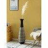 Uniquewise  38-inch Tall Artificial Rattan Floor Vase in Elegant Beige - Statement Piece for Living Room Decor, Entryway, or Hallway - 3 of 4