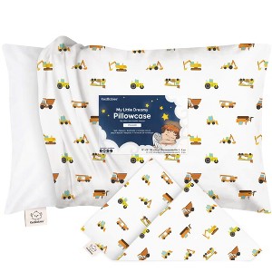 KeaBabies Toddler Pillowcase for 13X18 Pillow, Organic Toddler Pillow Case, Travel Pillow Case Cover - 1 of 4