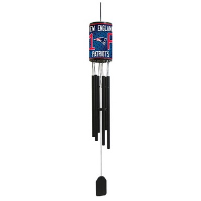 NFL Wind Chime, #1 Fan with Team Logo - New England Patriots