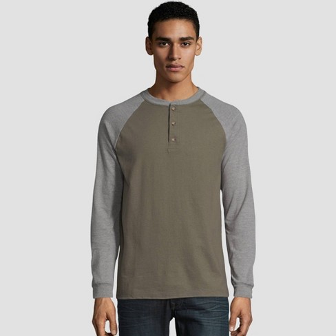 Hanes Men's Long Sleeve Beefy Shirt : Target