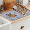 LunaLulinlk Dish Drying Mats for Kitchen Counter 2 Pack, Dish Drying Pads Absorbent, Washable Microfiber Dishes Drainer Mats (grey) - 3 of 4