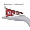 Old World Christmas 60106 Glass Blown Alabama Pennant Ornament - 3 of 3