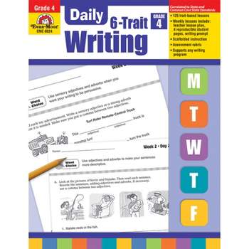 Evan-Moor Educational Publishers Daily 6-Trait Writing Book, Grade 4