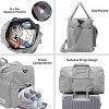 Luupatchy Travel Duffel Bag - with Adjustable Shoulder Strap, Shoe Compartment & Wet Pocket, Waterproof Gym/Yoga/Overnight/Travel Bag - 3 of 4