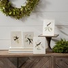 Hummingbird Print Wall Art (Set Of 4) Wood Frame 8.25 Inch Vintage Style Nature Decor By Melrose - 2 of 3