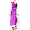 LA LEELA Women's Open Front Summer Swim Suit Vacation Beachwear Long Bathing Suit Duster Cardigan Swimwear Coverups Casual Beach - 3 of 4