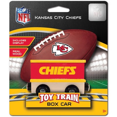 MasterPieces NFL Kansas City Chiefs Box Car Wood Train