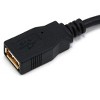 Monoprice USB Type-A to USB Type-A Female 2.0 Extension Cable - 10 Feet - Black (3 Pack) 28/24AWG, Gold Plated Connectors - 2 of 3