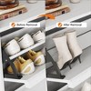 Shoe Cabinet with Flip Drawers, Modern Shoe Storage for Entryway, Wooden Shoe Cabinet with Adjustable Shelf - 3 of 4