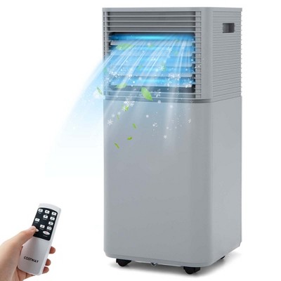 Tangkula 3 in 1 Portable Air Conditioner AC Unit Air Cooler 8000BTU ASHRAE 230 sq.ft Grey