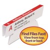Smead Viewables Hanging Folder Tabs and Labels, Quick-Fold Tabs with Labels, 1/3-Cut, White, 3.5" Wide, 45/Pack - 2 of 4