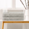 Unique Bargains Soft Highly Absorbent Large Stripe Bath Towels 28" x 56" 2 Pcs - 3 of 4