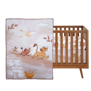 Lambs & Ivy Disney Baby Lion King Safari 3-Pc Infant Nursery Crib Bedding Set - 1 of 4