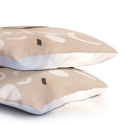 Deny Designs 3pc Full/Queen Cortney Herron Abstract Confetti Comforter and Pillow Sham Set Cream: Contemporary Lightweight Bedding — фото 6
