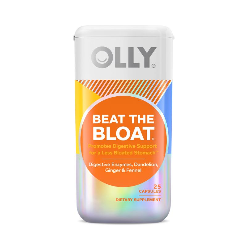 OLLY Beat the Bloat Supplement Capsules - 25ct, 1 of 13