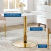 Modway Verne Modern Oval 48" Dining Table in Gold White - 4 of 4