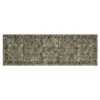 Washable Vintage Rug Floral Print Area Rug Distressed Oriental Rug Low Pile Non Slip Foldable Accent Rug - 2 of 4