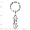 Black Bow Jewelry Sterling Silver Alpha Epsilon Phi Greek Life Key Chain - image 2 of 3