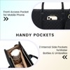 Laptop Bags for Women, 17 inch Waterproof Work Tote Bag with Clutch, Professional - 3 of 4