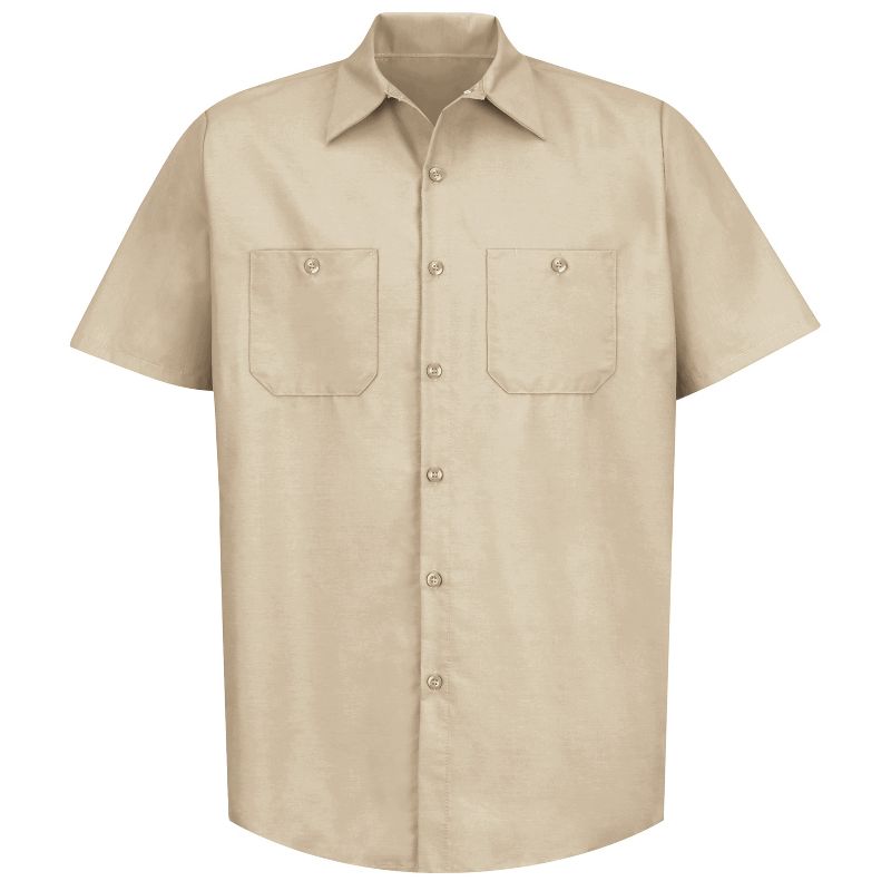 Red Kap Men's Short Sleeve Industrial Work Shirt, 1 of 5