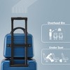20-Inch Carry-On Luggage with USB Port, TSA Lock, Front Pocket, and 360° Spinner Wheels, Lightweight and Durable Suitcase for Easy Travel - 3 of 4