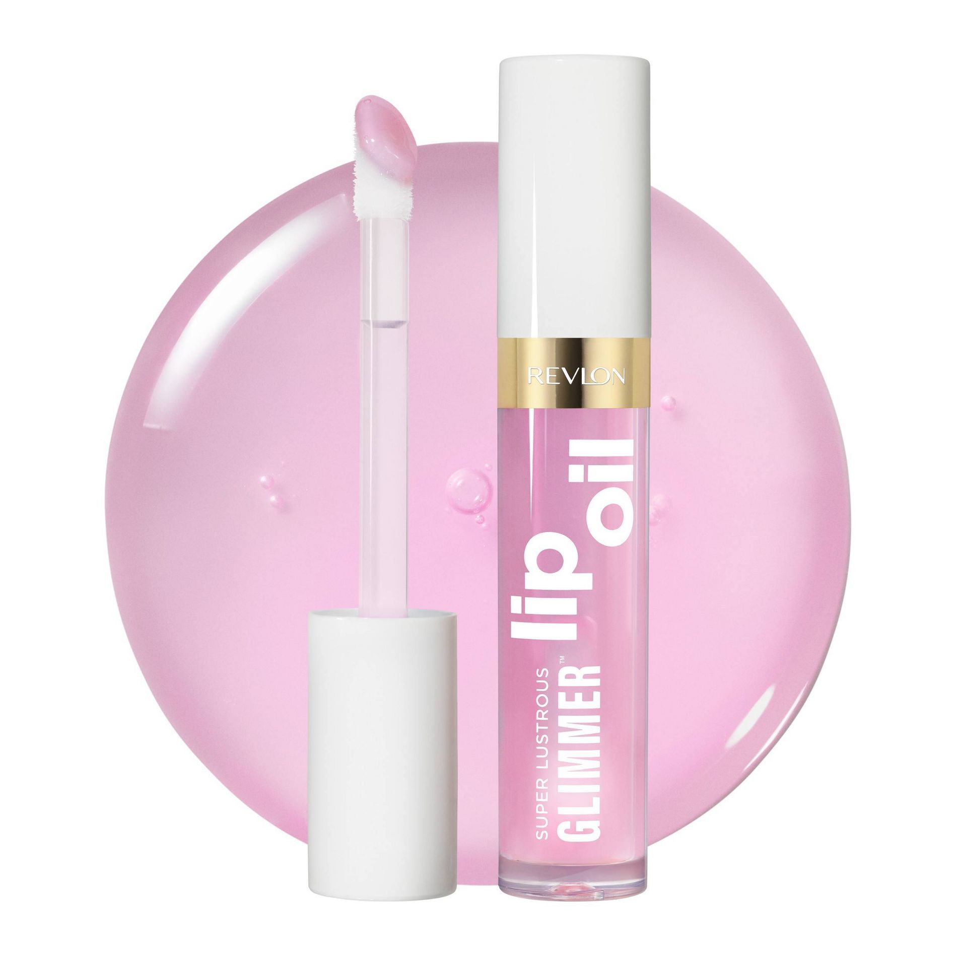 Revlon Super Lustrous Glimmer Lip Oil - Moisturizing - 005 Vio - lit - 0.13 fl oz