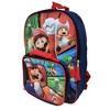 Super Mario Unisex Navy Blue Backpack 16" & Detachable Insulated Lunch Bag - 3 of 4