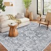 Garvee Washable Living Room Area Rug Vintage Print Non-Slip Runner Vintage Indoor Large Carpet for Bedroom Dining Room Office - 3 of 4