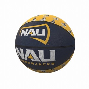 NCAA Northern Arizona Lumberjacks Mini-Size Rubber Basketball: All Ages Sports Ball - 1 of 2