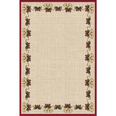Fulvari Christmas Door Mat, Xmas Winter Home Decor Non-Slip Washable Area Rug for Kitchen Entryway Bedroom Laundry Room Indoor